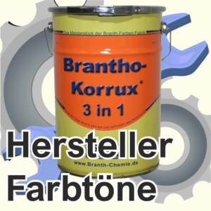 Brantho-Korrux 3 in 1 in Herstellerfarbtönen