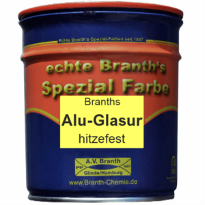 Branths Alu-Glasur, silikonfreie hitzefeste Beschichtung bis 600 °C