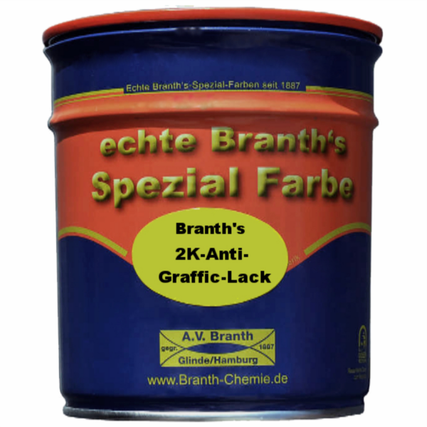 Branth 2k Anti Graffic Klarlack, Graffiti Schutzlack, hochfest