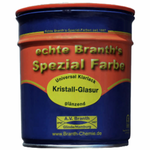 Branths Kristall-Glasur, Bootslack, UV-Schutzlack, Klarlack, farblos, transparent