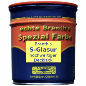 Branths S-Glasur, hochglänzender High-Solid Lack