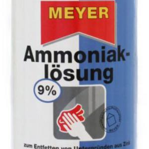 Meyer Ammoniak Lösung, Zinkwäsche, Netzmittelwäsche